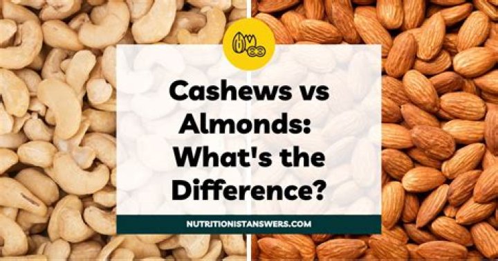 Are cashews healthier than almonds?