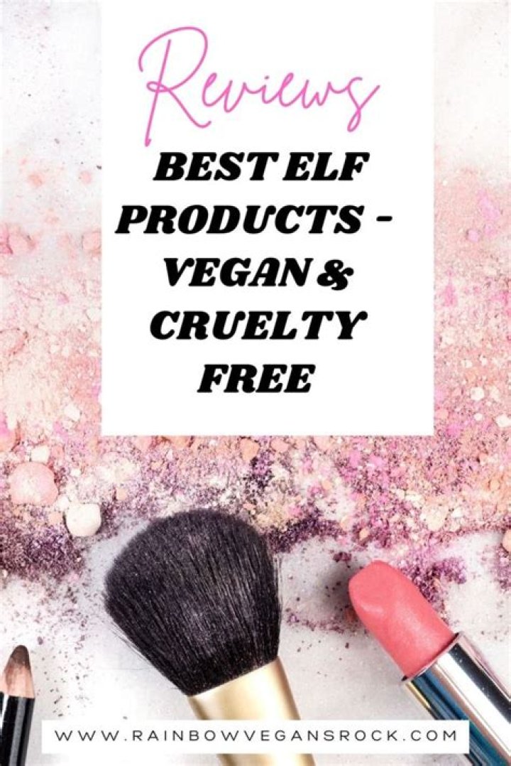 Are elf cosmetics vegan?