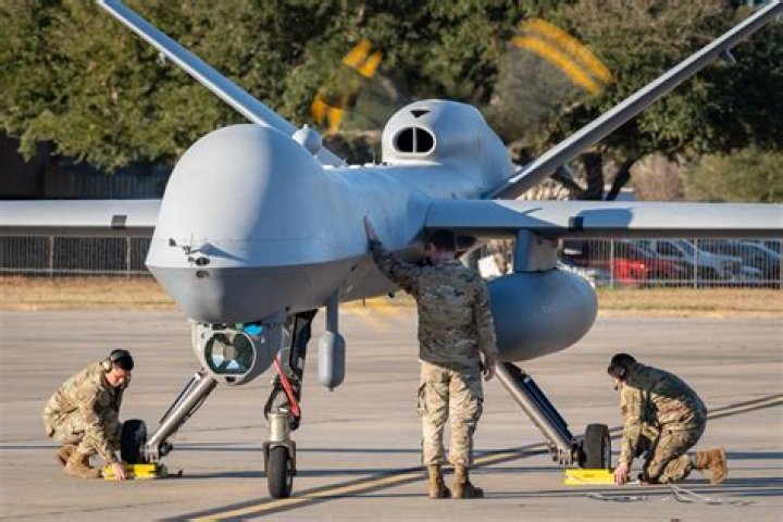 Are military drones electric?
