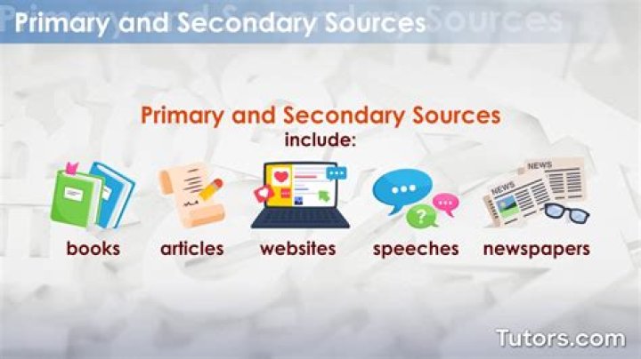 Are newspaper articles primary or secondary sources?