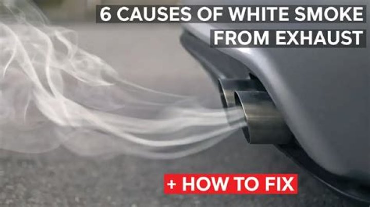 Can bad compression cause white smoke?