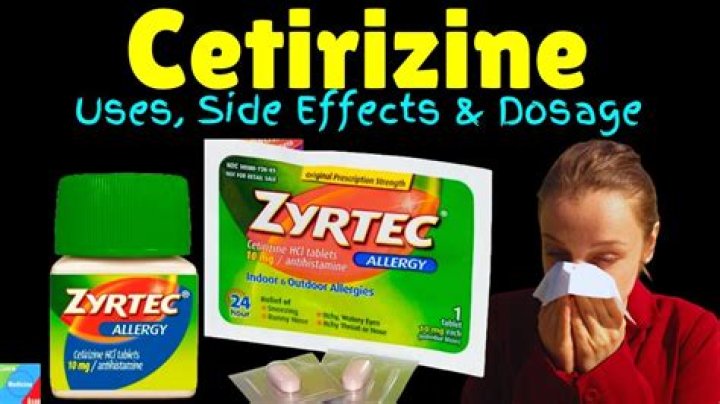 Can cetirizine cause depression?