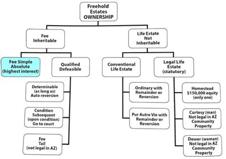 Can freehold estate be inherited?