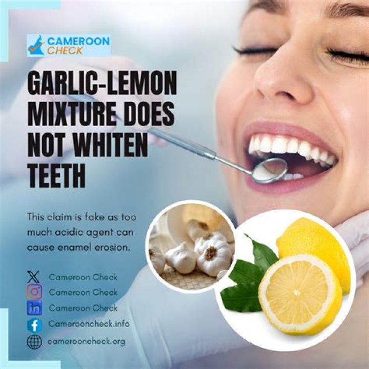 Can garlic whiten your teeth?
