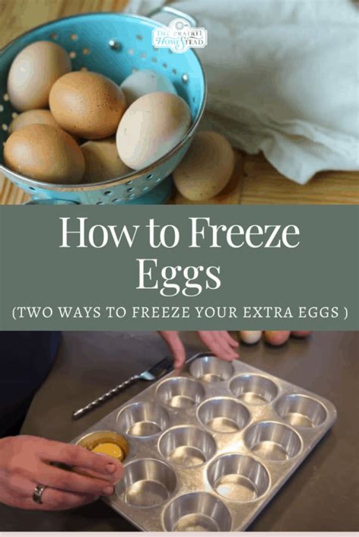 Can I freeze eggs?