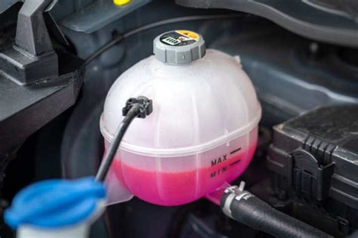 Can I put water in my antifreeze tank?