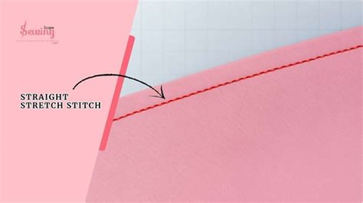 Can I use a straight stitch on stretch fabric?
