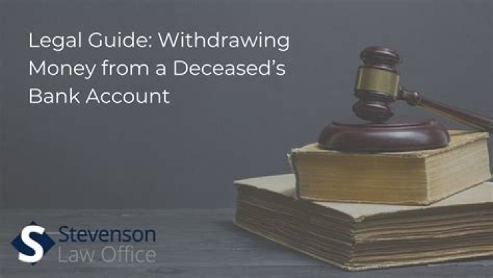 Can I withdraw money from a deceased person's bank account Philippines?