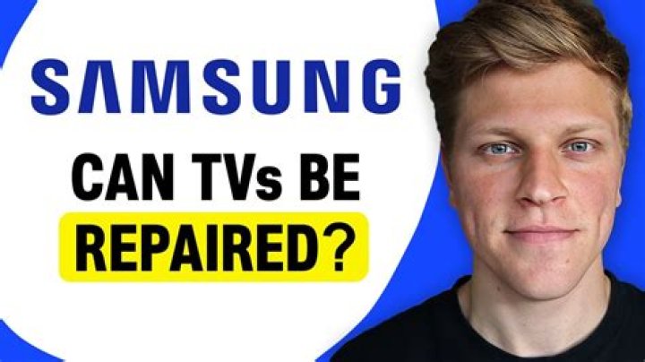 Can old TVs be repaired?