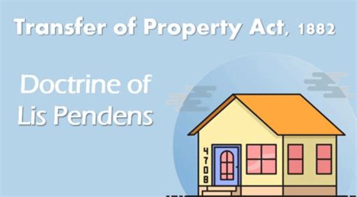 Can property be transferred lis pendens?