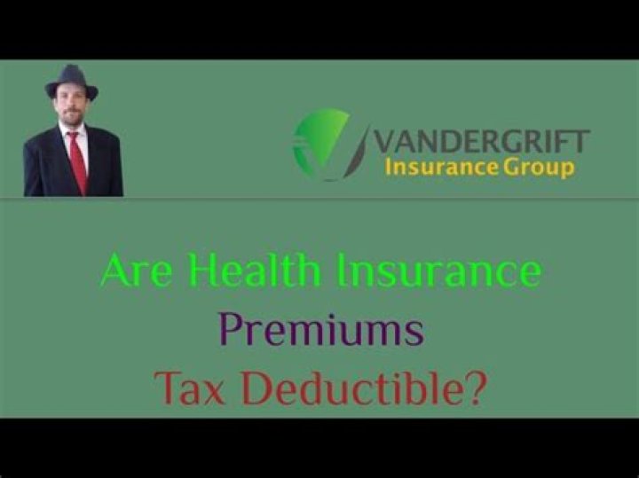 Can retirees deduct health insurance premiums?