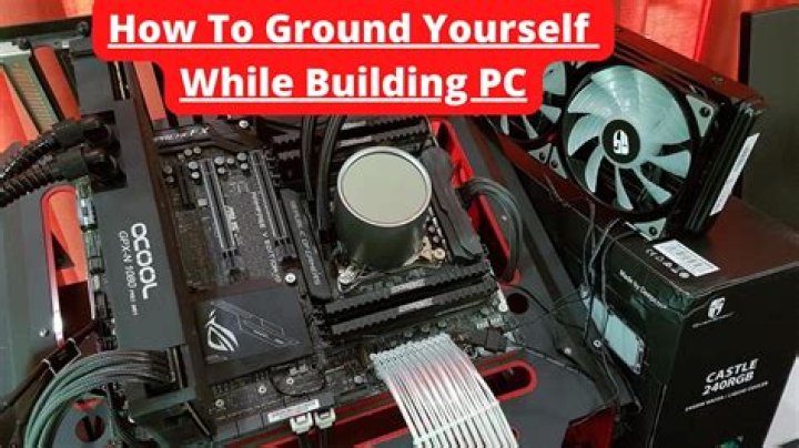 Can you ground yourself by touching PC case?
