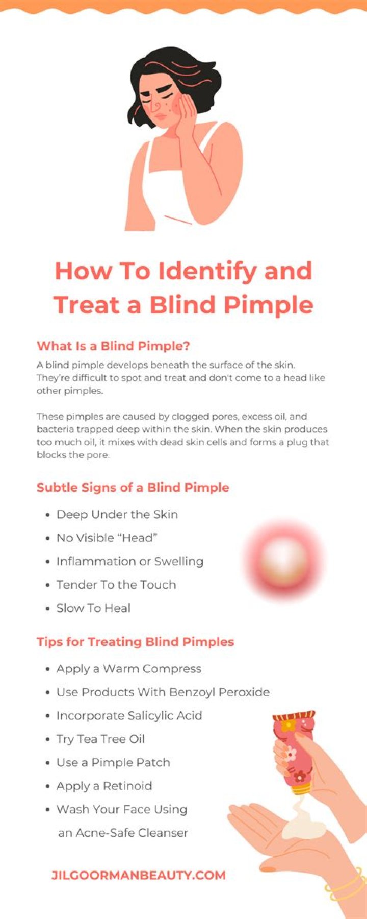 Can you puncture a blind pimple?