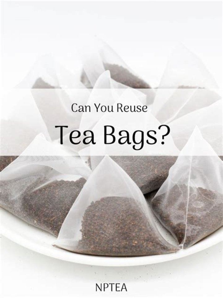 Can you reuse tea bags?