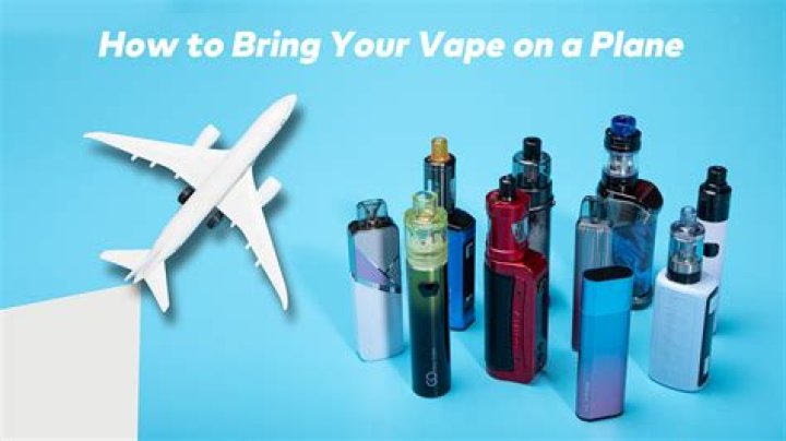 Can you take a vape on a plane 2021?