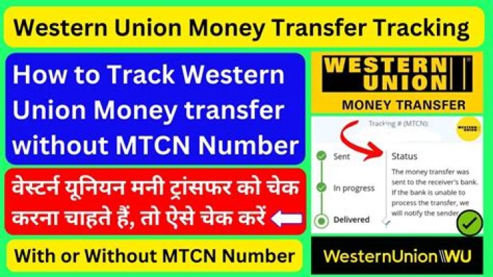 Can you track a Western Union money order online?