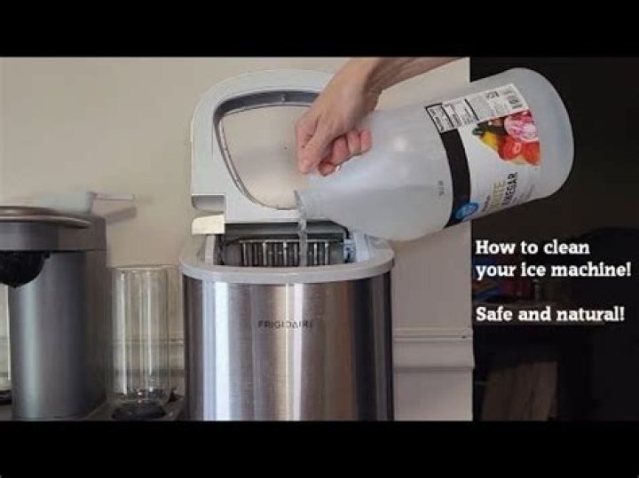 Can you use bleach to clean an ice machine?