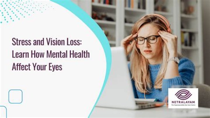 Can your mental health affect your eyesight?