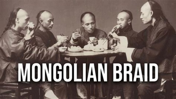 Did Mongols braid their hair?