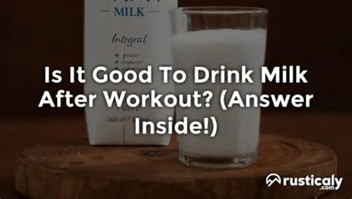 Do athletes drink milk?