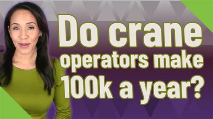 Do crane operators make 100k a year?