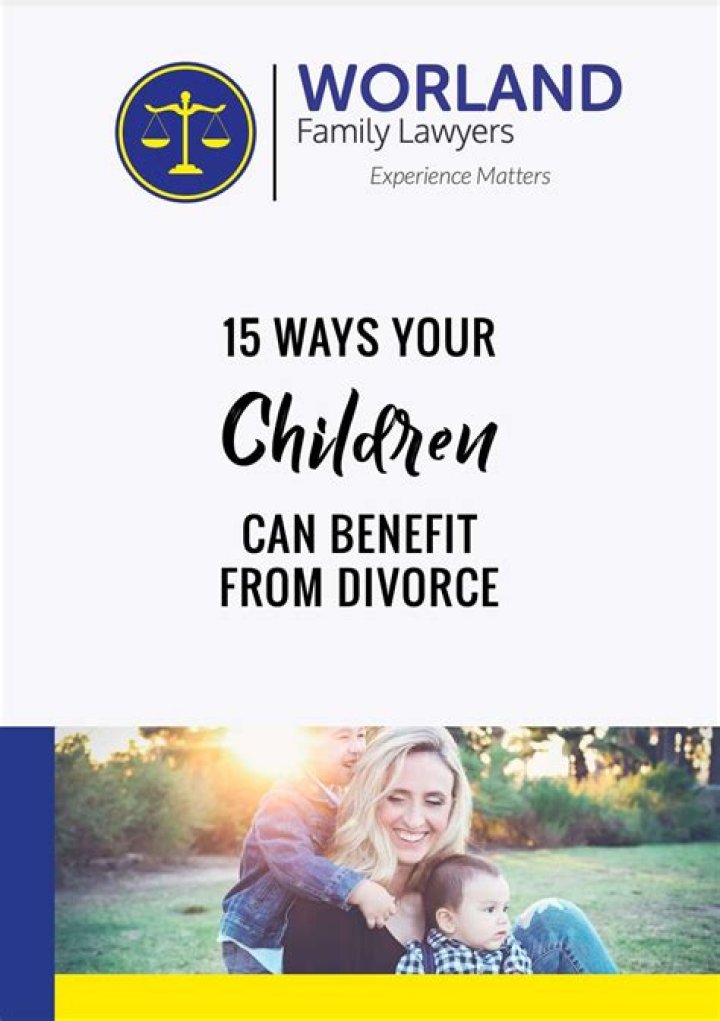 Do kids ever benefit from divorce?