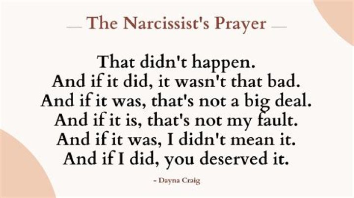Do narcissists forget what they say?
