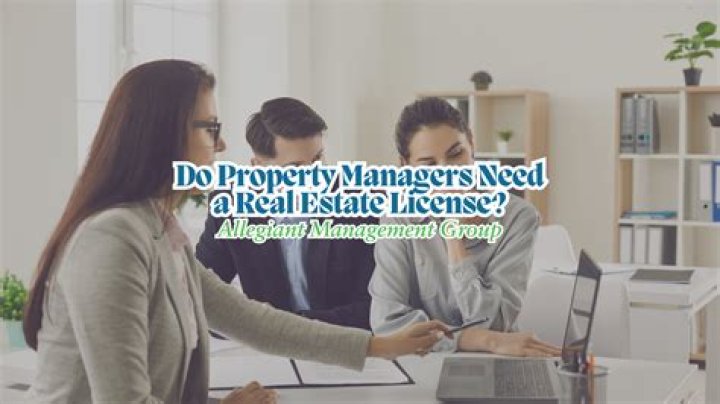 Do property managers need a real estate license in California?