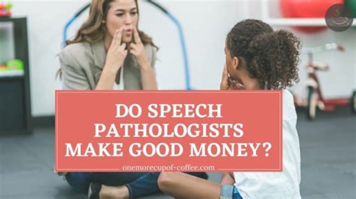 Do speech pathologists make good money?