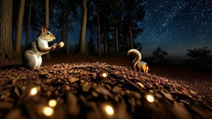 Do squirrels come out at night at all?