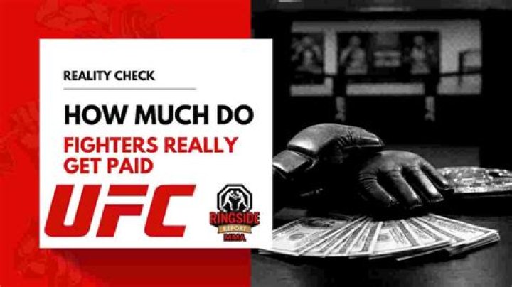 Do UFC fighters get paid a salary?