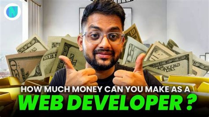 Do web developers make good money?