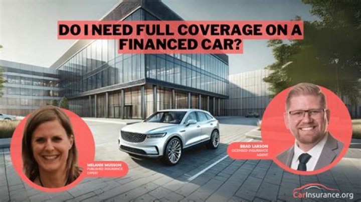 Do you need full coverage on a financed bike?