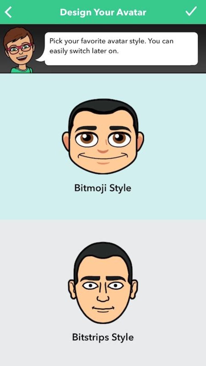 Does Bitmoji use your picture?