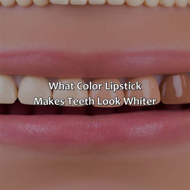 Does black hair make your teeth look whiter?