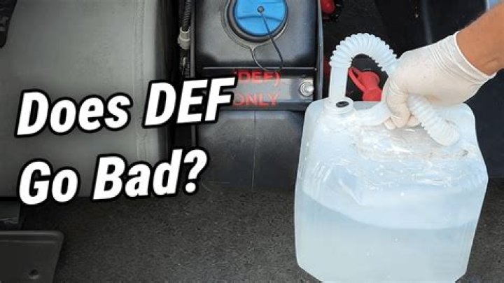 Does DEF go bad in the sun?