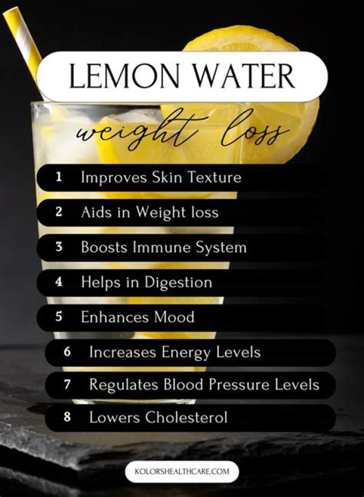 Does lemon water lower triglycerides?
