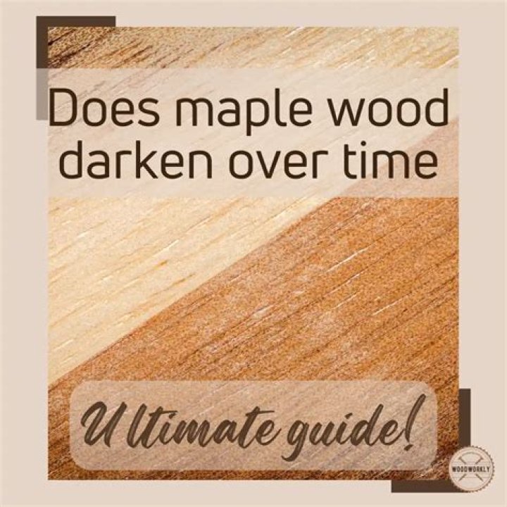 Does maple darken over time?