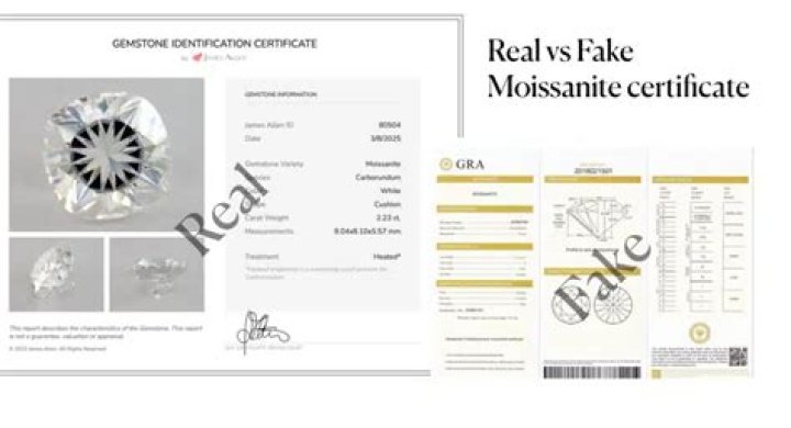 Does moissanite have certificate?