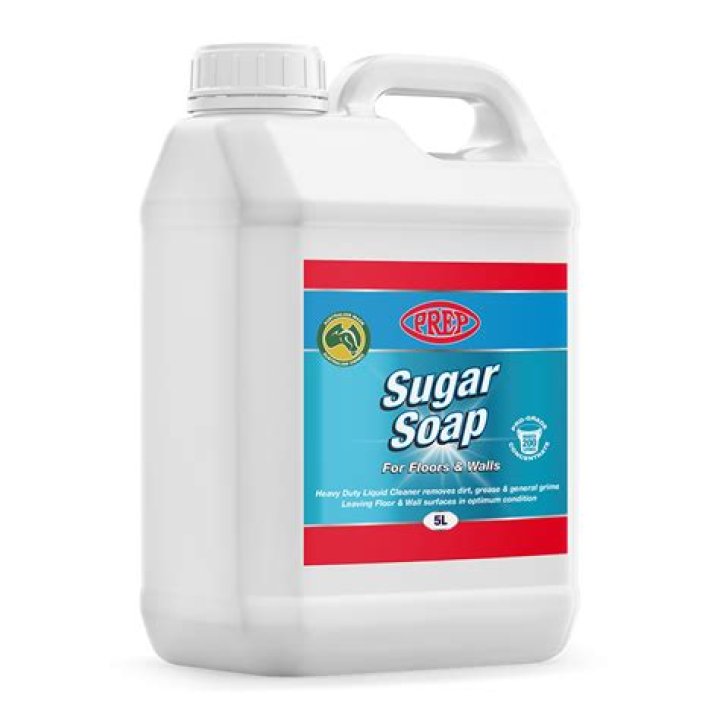 Does sugar soap leave residue?