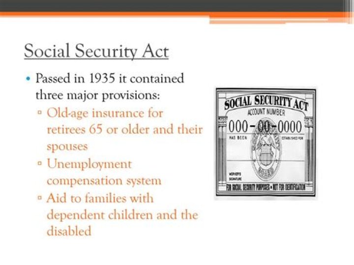 Does the Social Security Act exist today?