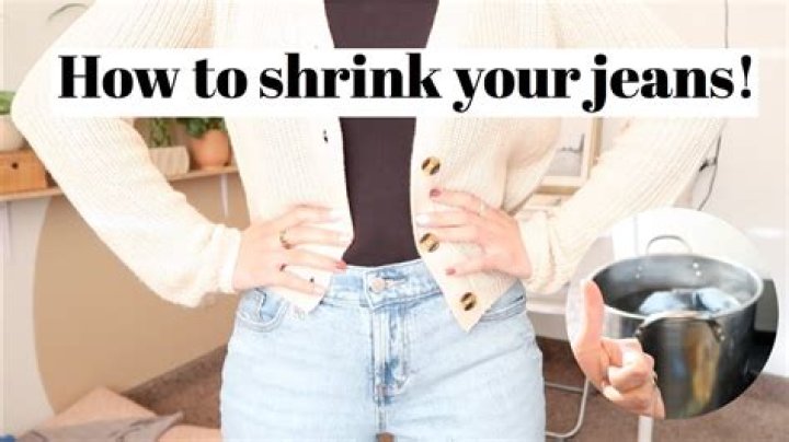 Does warm water shrink jeans?