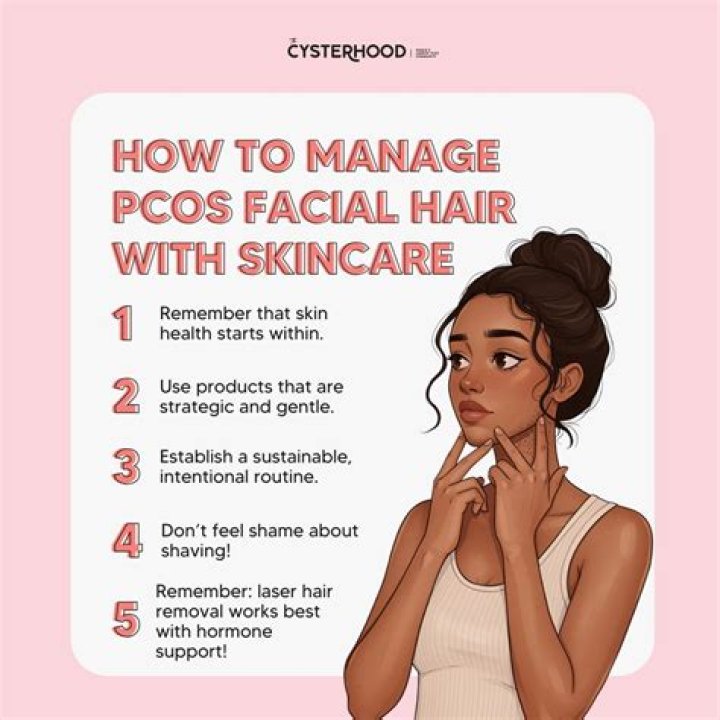 How can I reduce my facial hair from PCOS?