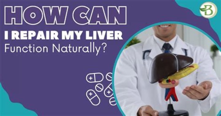 How can I repair my liver?