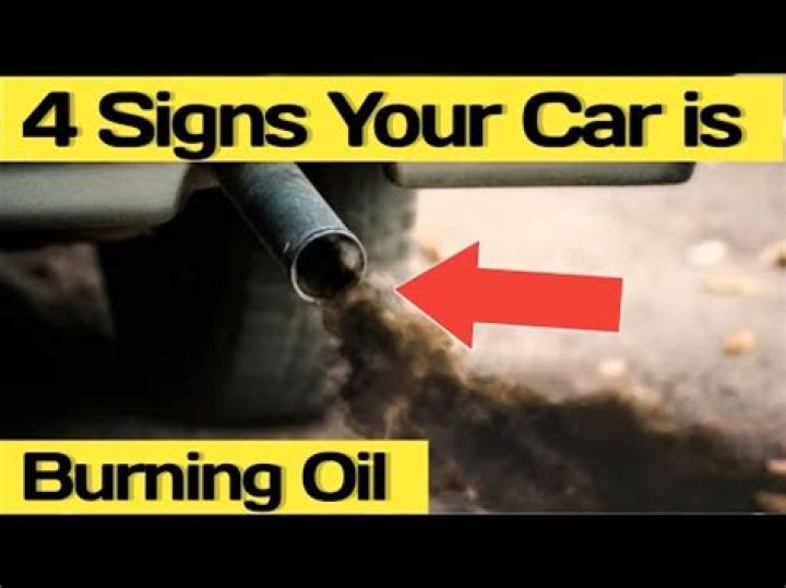 How can you tell if your car is burning oil?