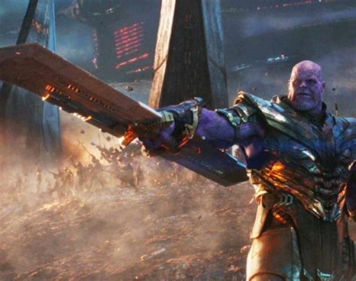 How did Wanda break Thanos sword?