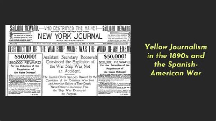 How did Yellow journalism influence the US to declare war on Spain?