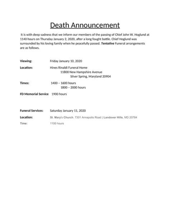 How do Christians announce death?