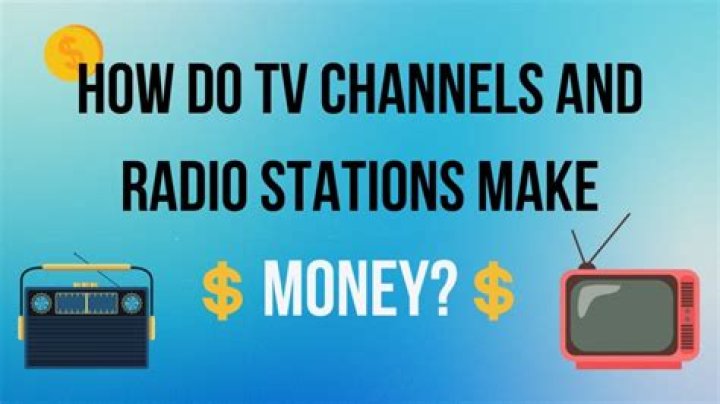 How do commercial TV stations make money?