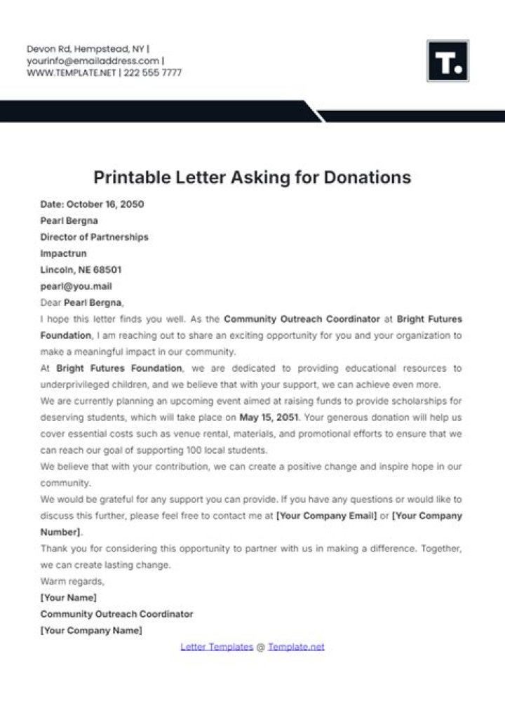 How do I ask for personal donations online?